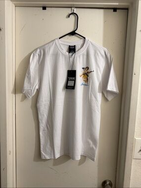White Genuine Crew Tee